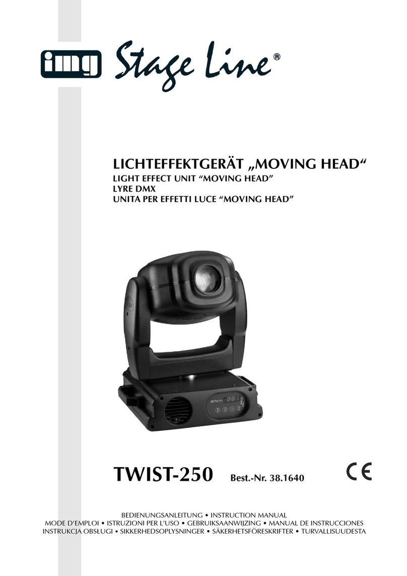 Stageline MOVING HEAD instruction manual