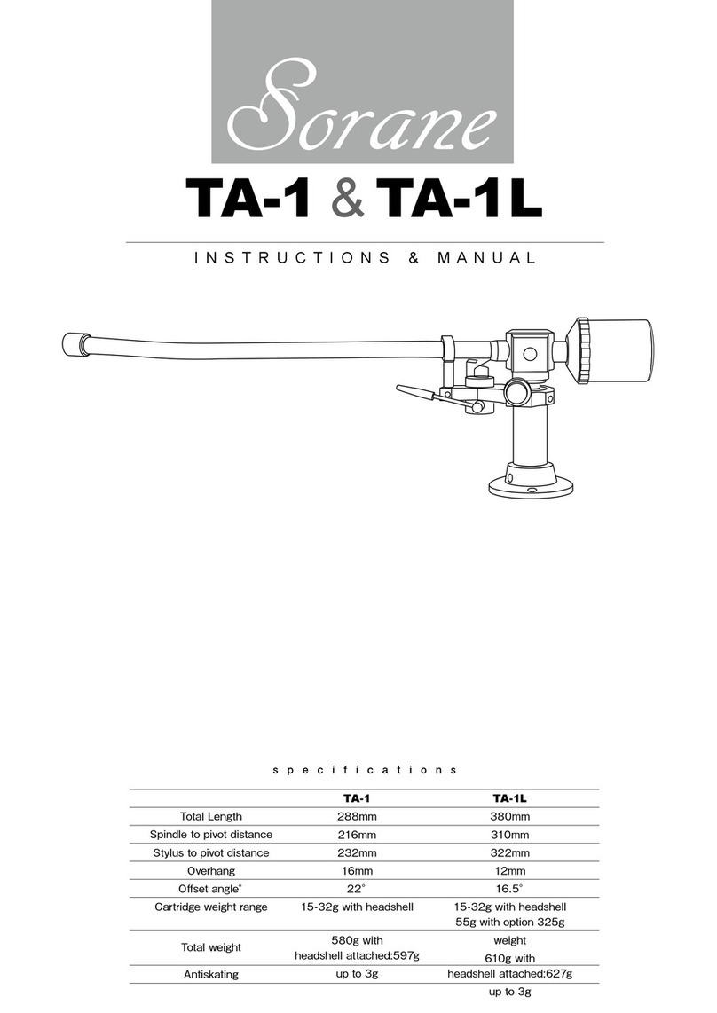 Sorane TA-1 instruction manual