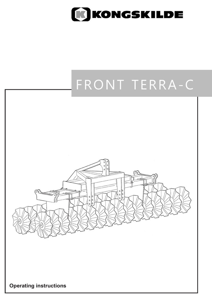 Kongskilde FRONT TERRA-C User manual