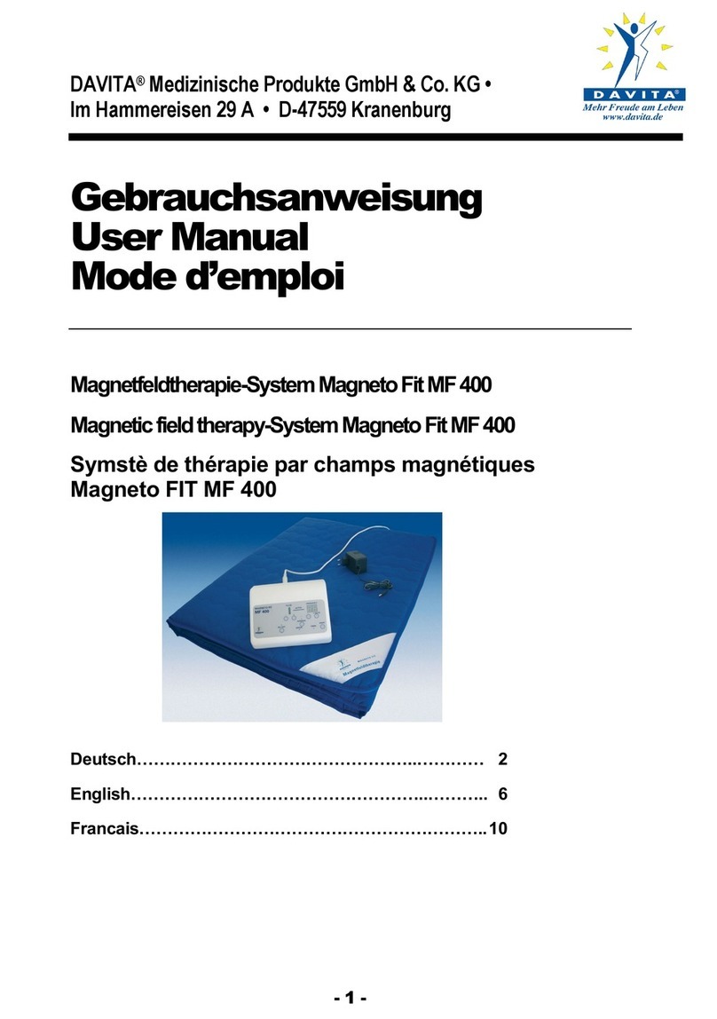 Davita Magneto Fit MF 400 user manual