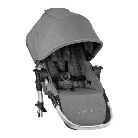 Baby Jogger City Select Second Seat Kit Assembly instructions