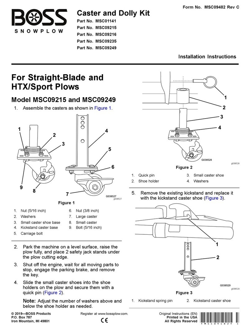 BOSSCO MSC01141 User manual