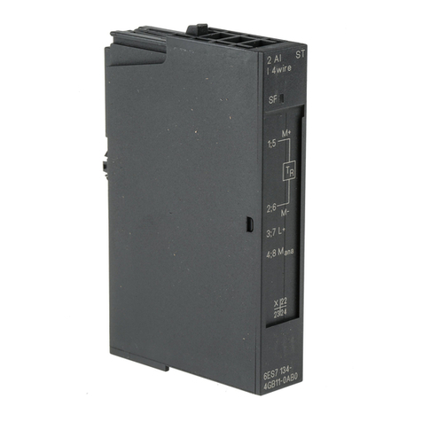 Siemens 2AI 2/4WIRE HF User manual Siemens 2AI 2/4WIRE HF User manual