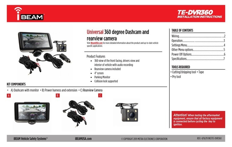iBeam TE-DVR360 User manual