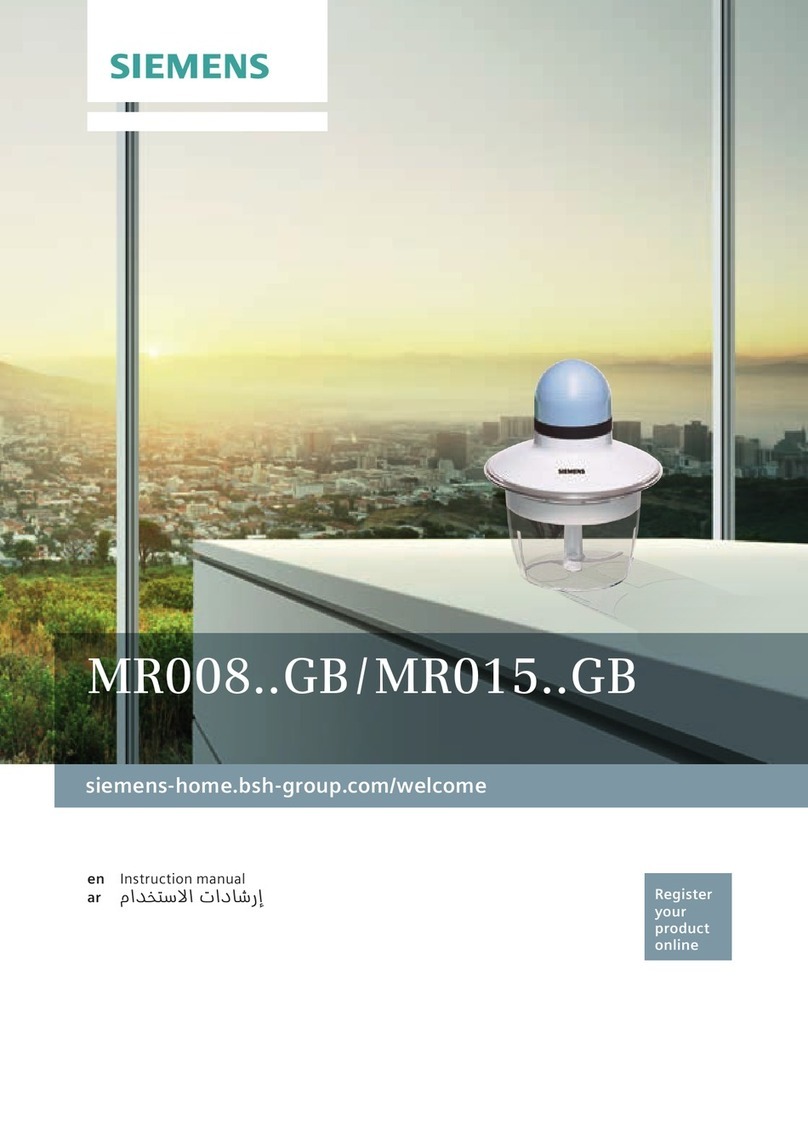 Siemens MR008 GB Series User manual