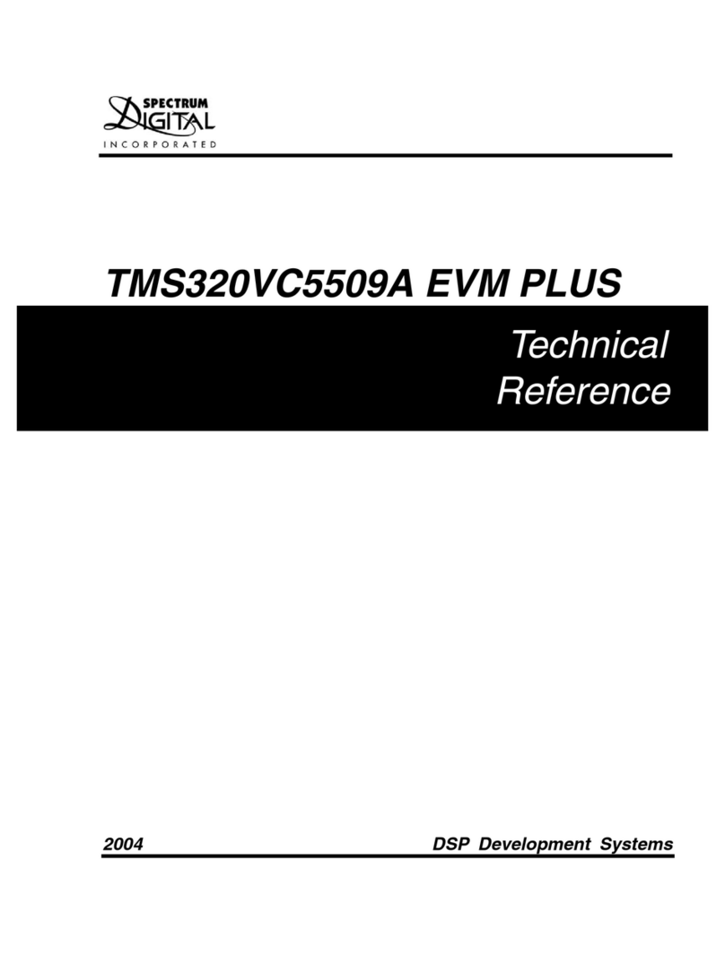 Spectrum Digital TMS320VC5509A EVM PLUS Technical reference