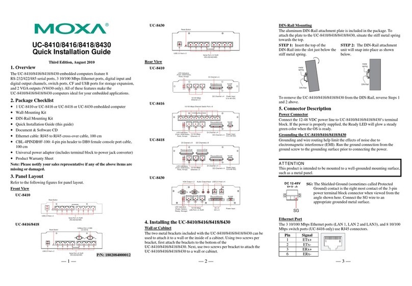 Moxa Technologies UC-8410 User manual Moxa Technologies UC-8410 User manual