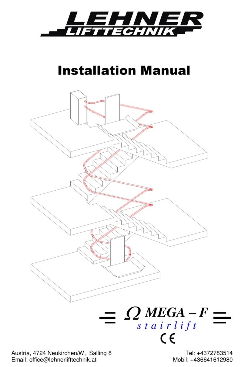 Lehner Lifttechnik OMEGA - F installation manual