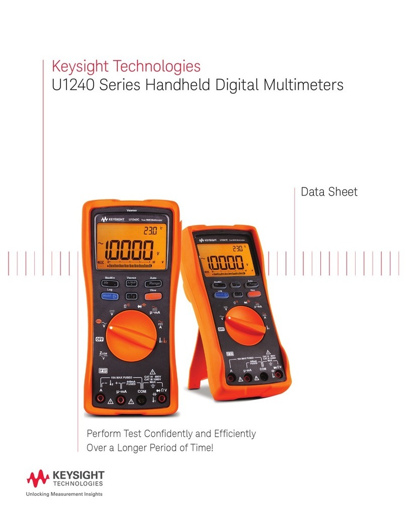 Keysight Technologies U1241C datasheet