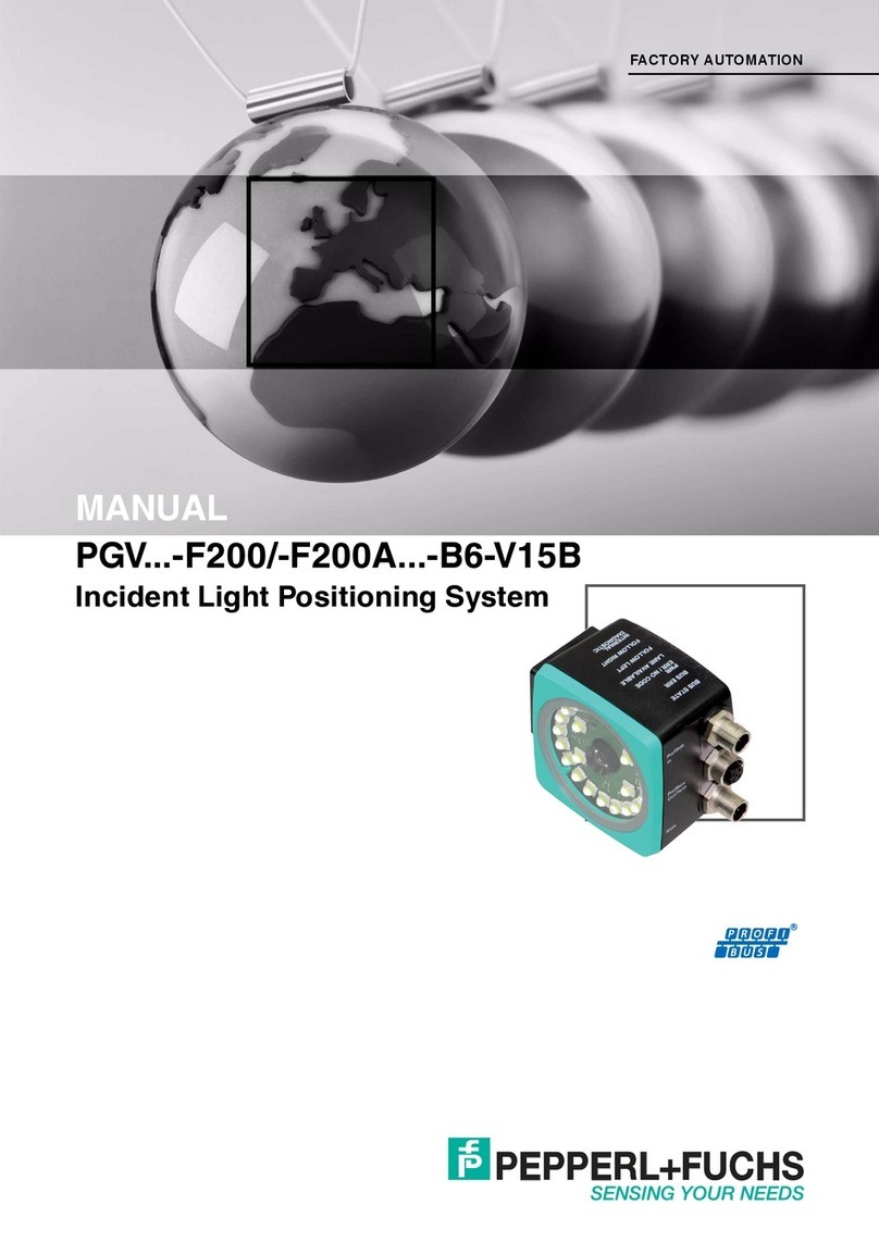 Pepperl+Fuchs PGV -F200 -B6-V15B Series manual
