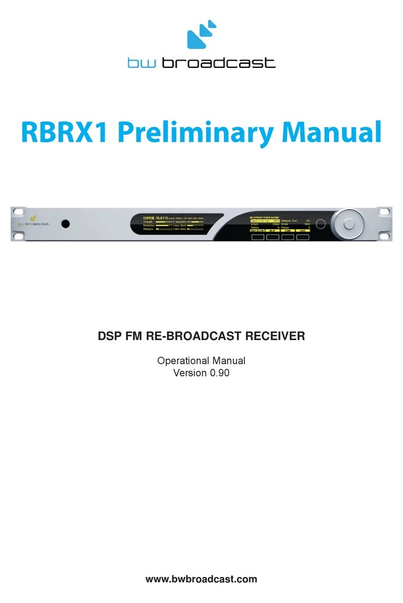 BW Broadcast RBRX1 Preliminary manual