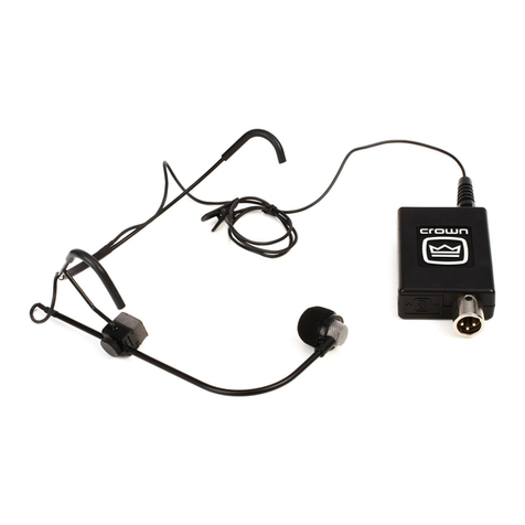 Crown DIFFEROID CM-311A User manual