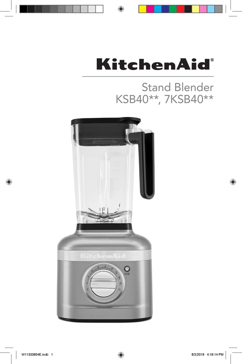 KitchenAid KSB40 Series User manual