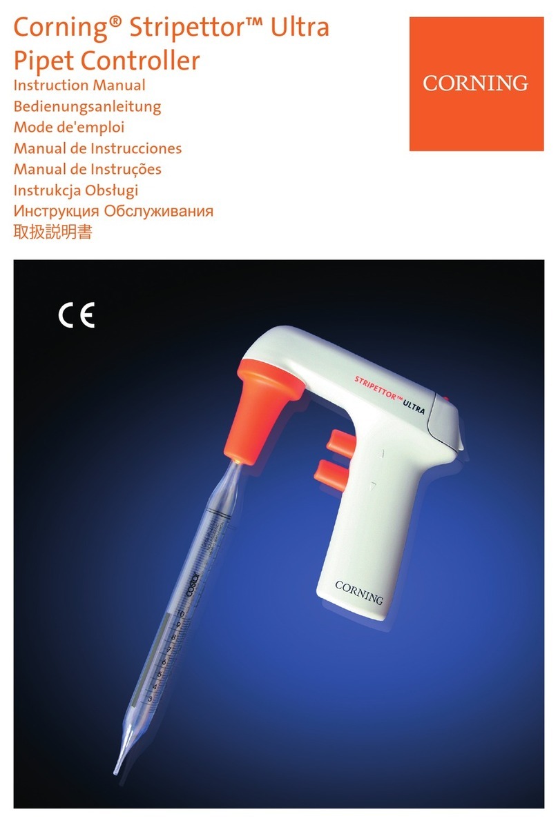 CORNING Stripettor Ultra instruction manual