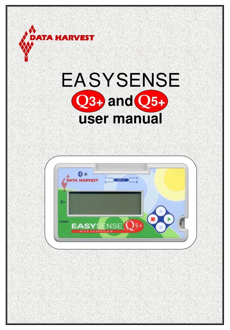 Data Harvest EASYSENSE Q3+ user manual