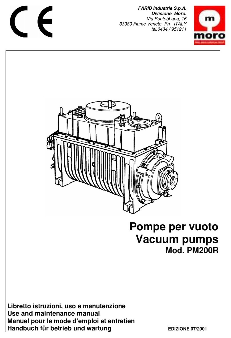 Moro PM200R Use and maintenance manual