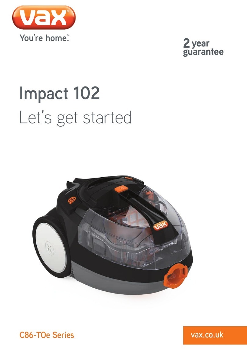 Vax C86-TOe Series Installation instructions
