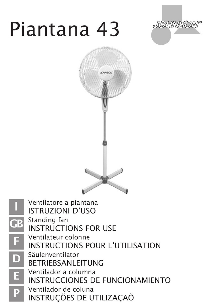 Johnson Piantana 43 User manual