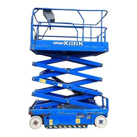 Upright X26N Service & parts manual