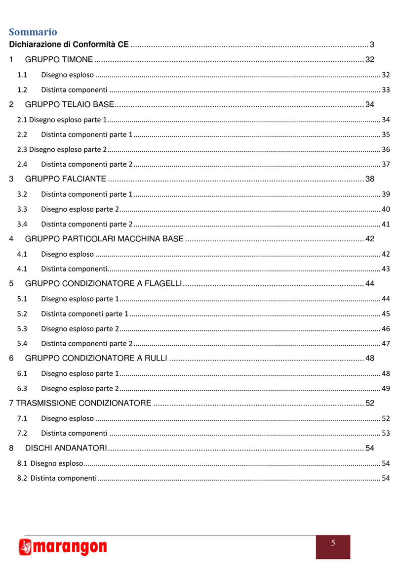 marangon 245 RCF instruction manual