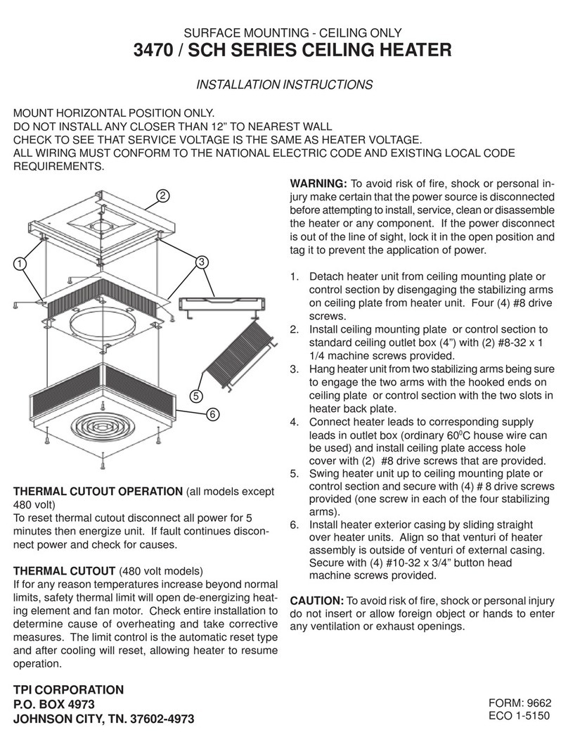TPI 3470/SCH Series User manual