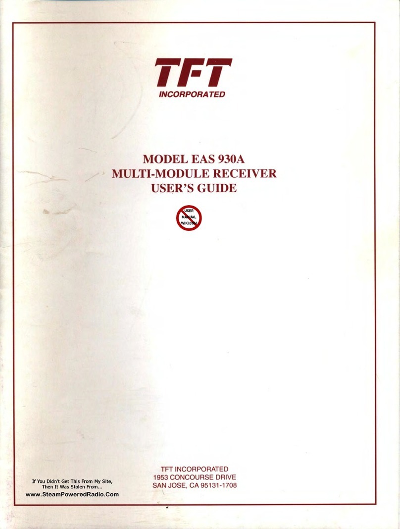 TFT EAS 930A User manual