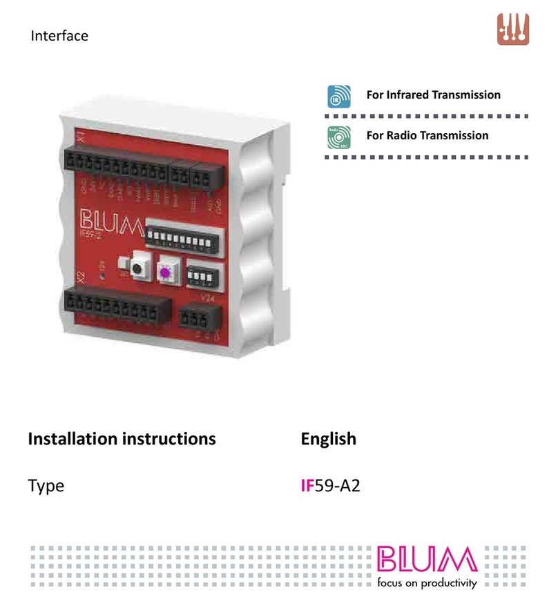 BLUM IF59-A2 installation instructions