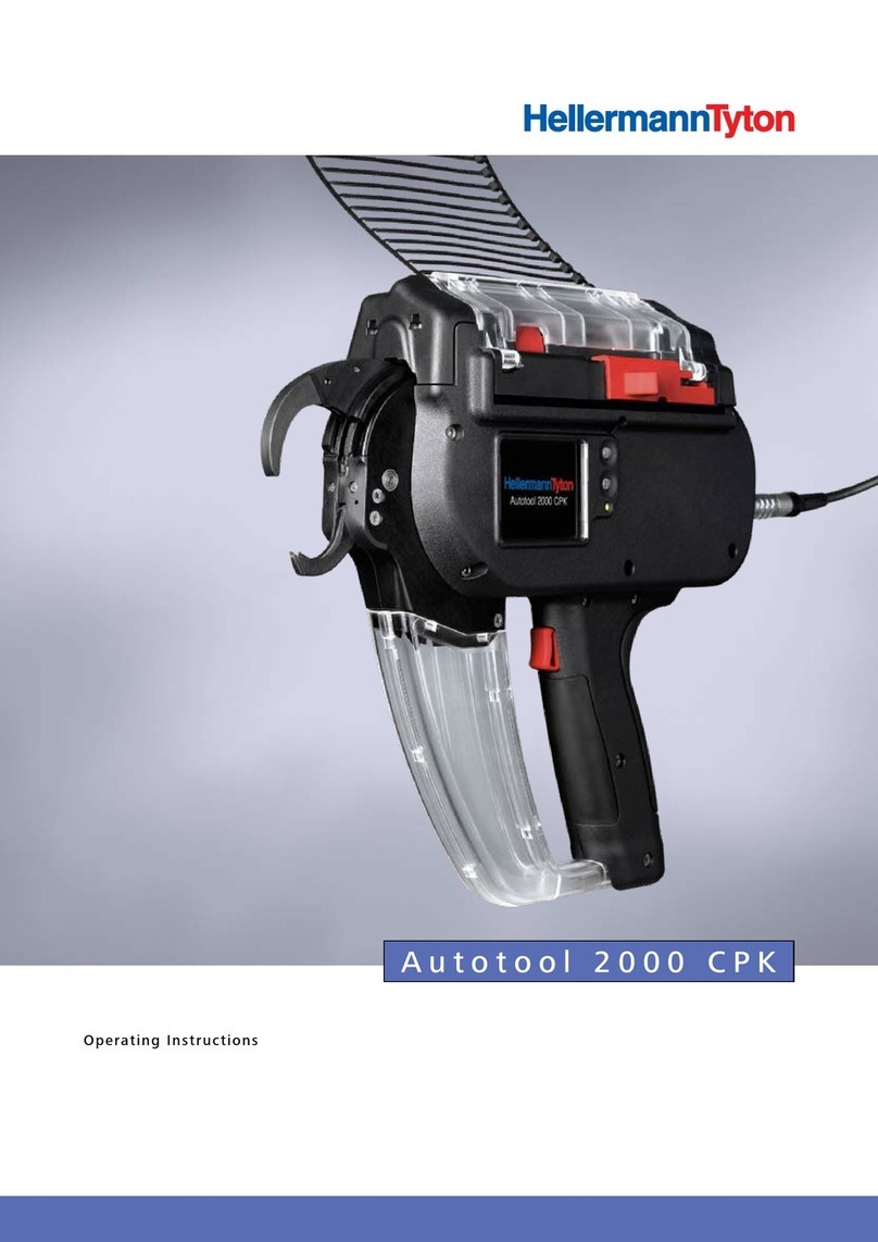 Hellermann Tyton Autotool 2000 CPK operating instructions