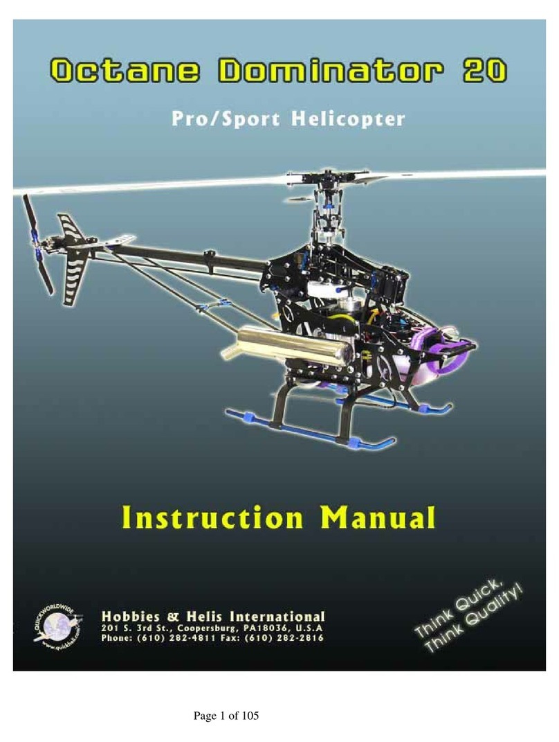 Hobbies & Helis Octane Dominator 20 User manual