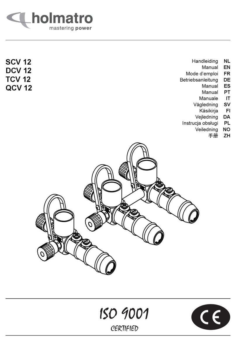 Holmatro DCV 12 User manual