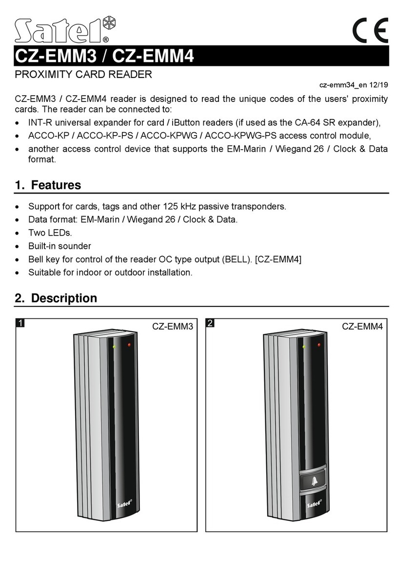 Satel CZ-EMM3 User manual