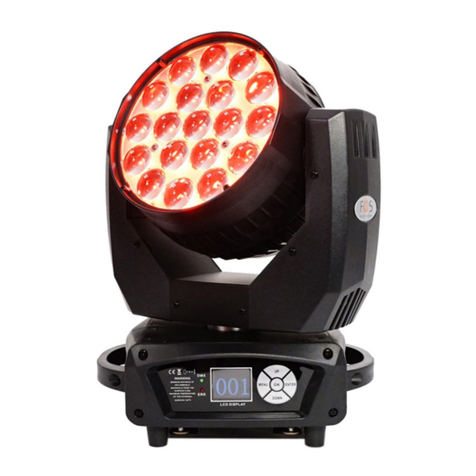 FOS Technologies Wash LED Quad III User manual