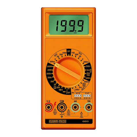 Kusam-meco 603 manual