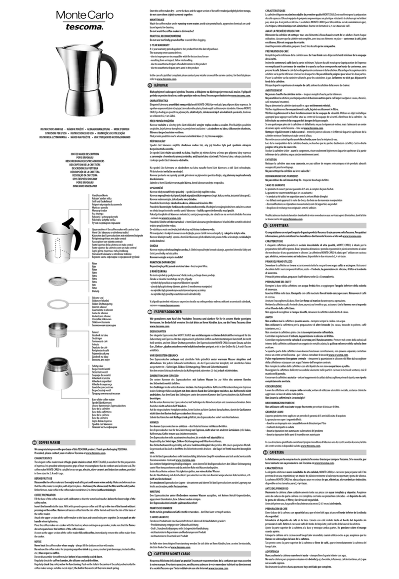 Tescoma MONTE CARLO Instructions for use