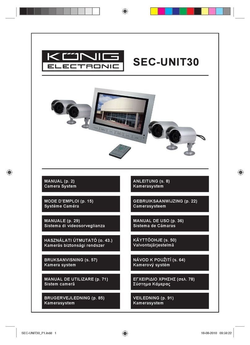 König Electronic SEC-UNIT30 manual