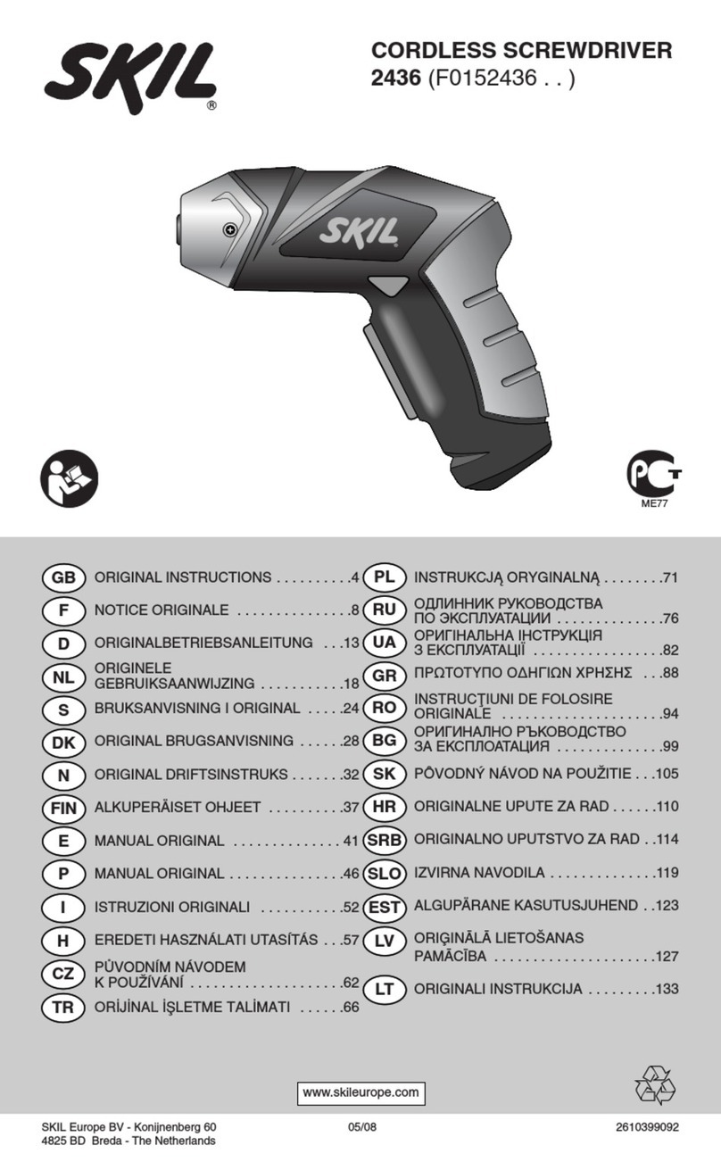 Skil 2436 Original instructions