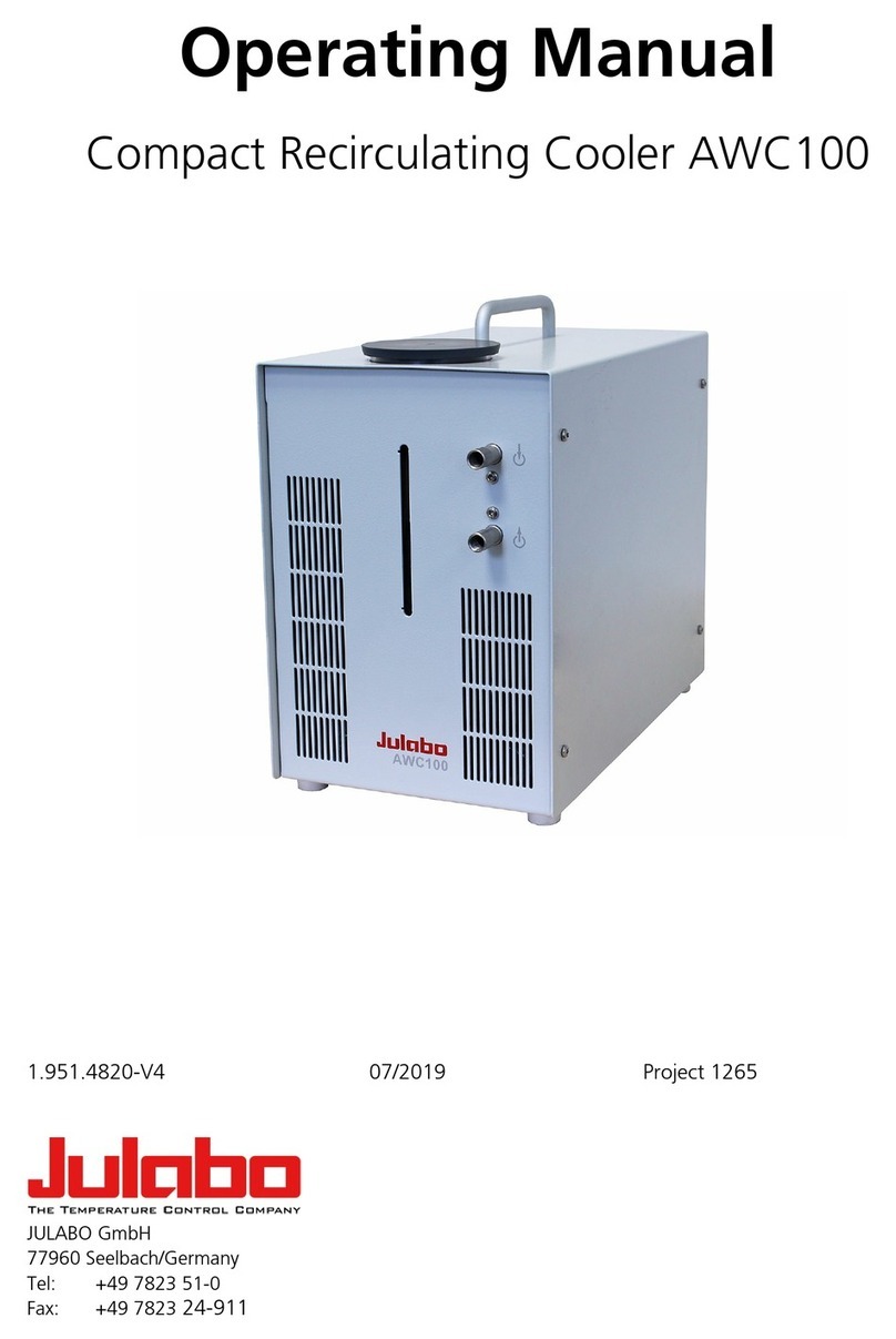 Julabo AWC100 operating manual