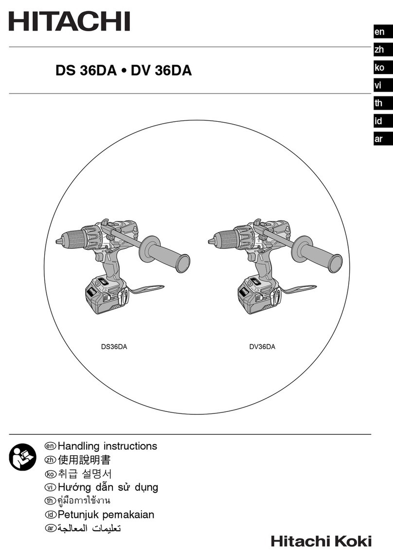 Hitachi DS 36DA User manual