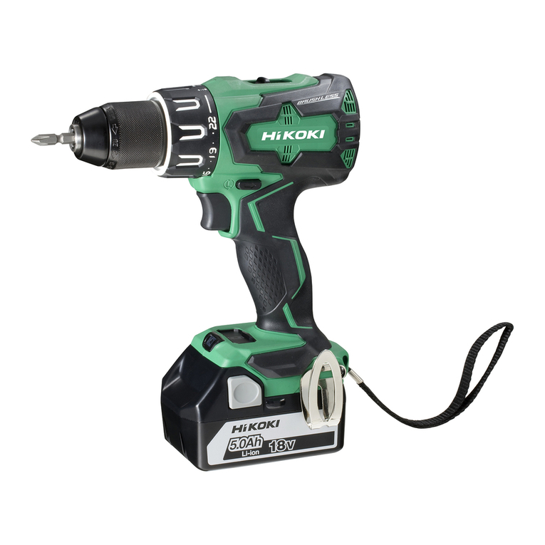Hitachi WH 18DBSL User manual