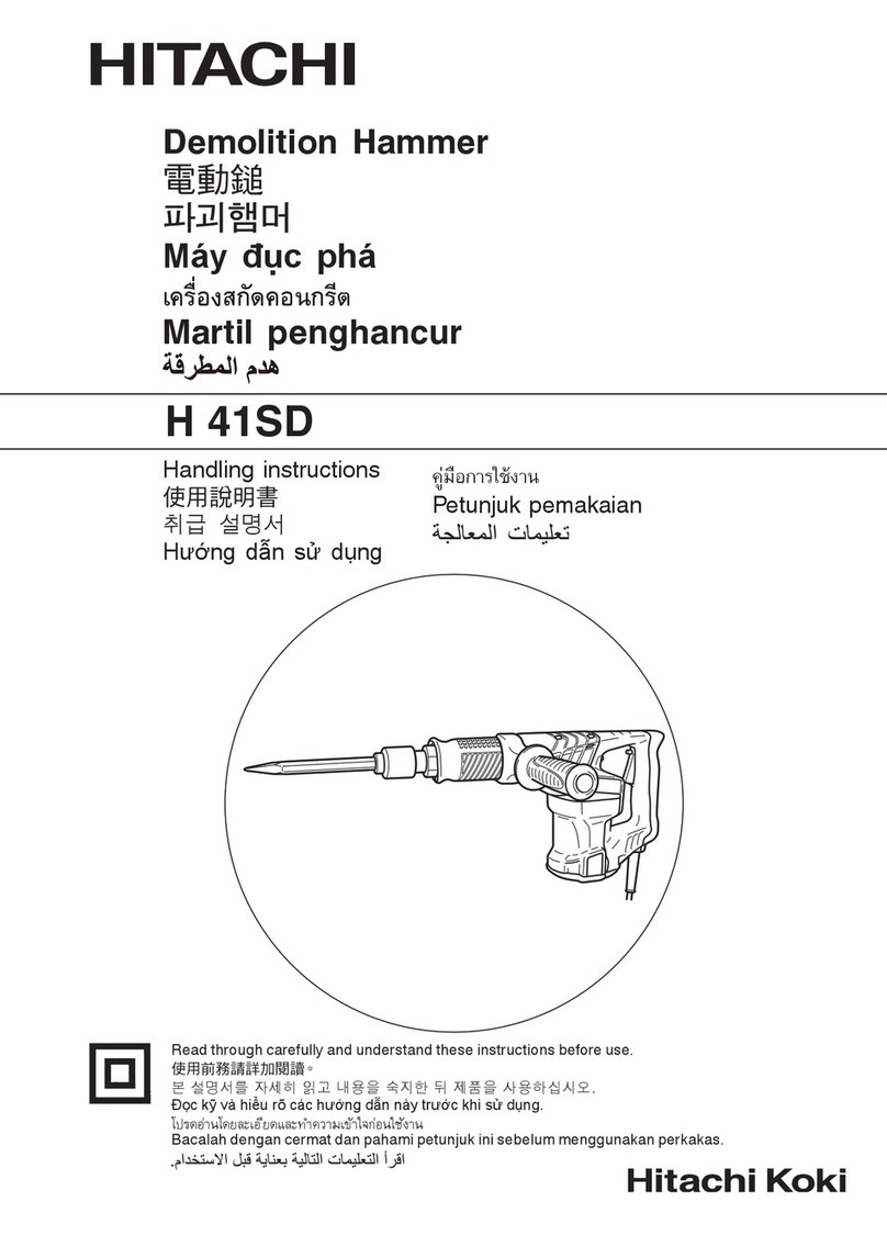 Hitachi H 41SD User manual