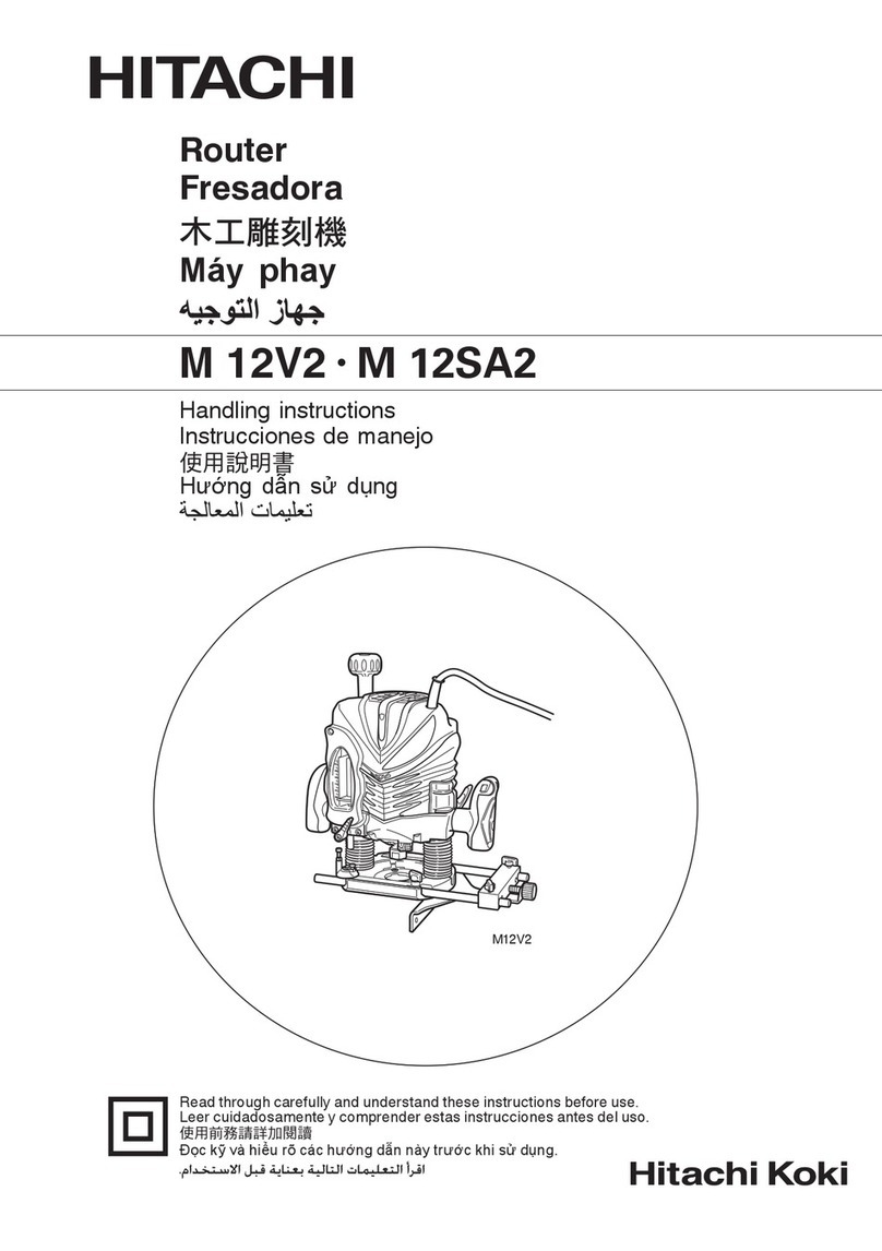 Hitachi M 12V2 Handling instructions