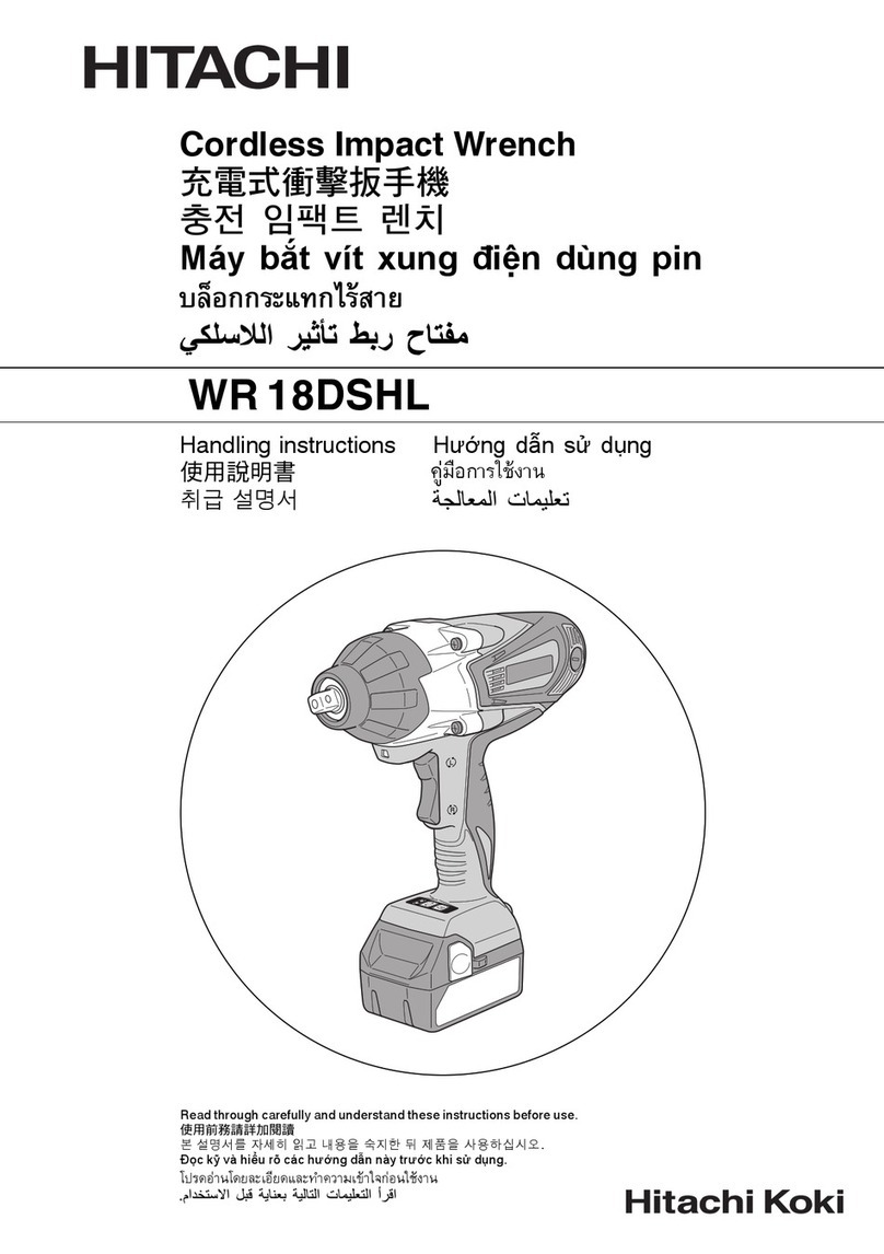 Hitachi WR18DSHL User manual