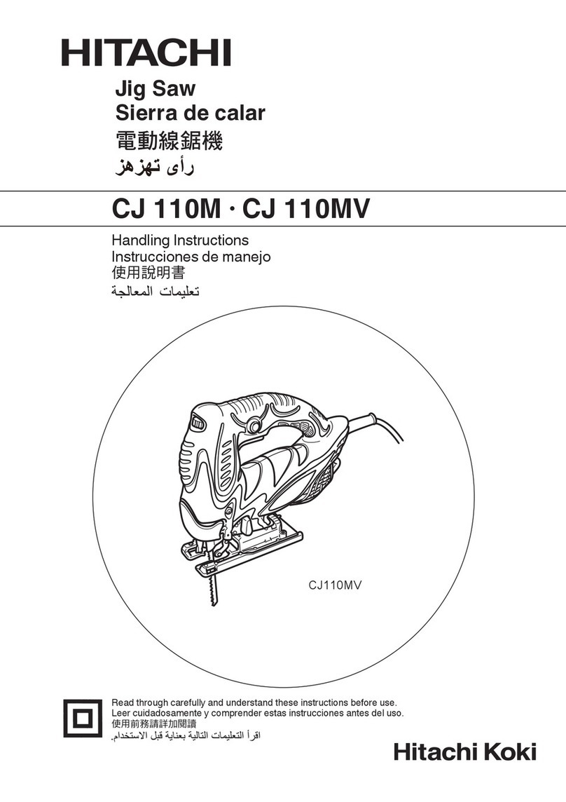 Hitachi CJ 110M User manual