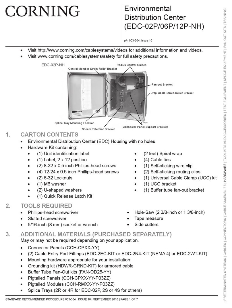 CORNING EDC-02P-NH manual
