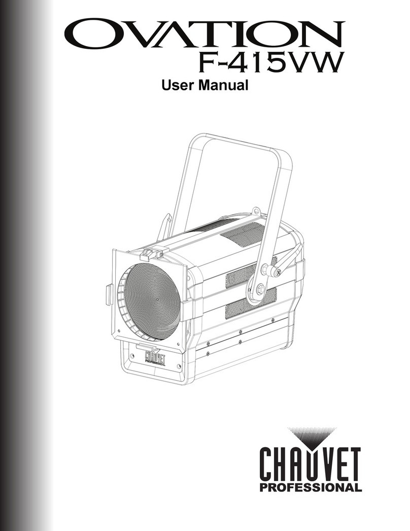 Chauvet Ovation F-415VW user manual