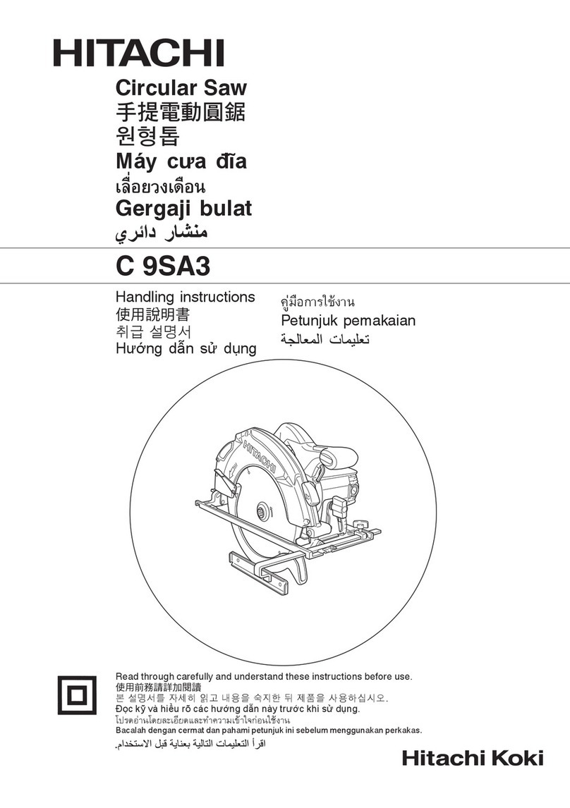 Hitachi C 9SA3 User manual