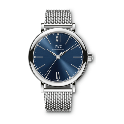 iwc PORTOFINO AUTOMATIC 34 operating instructions