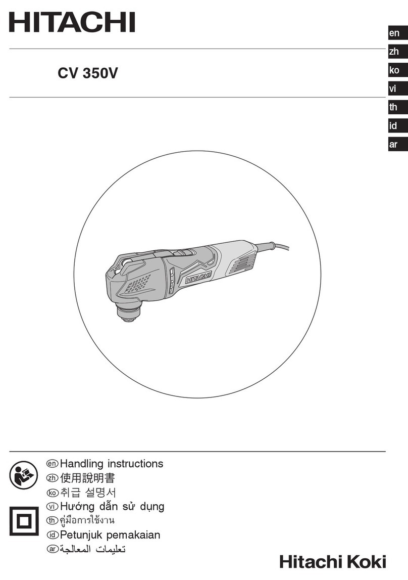 Hitachi CV 350V User manual