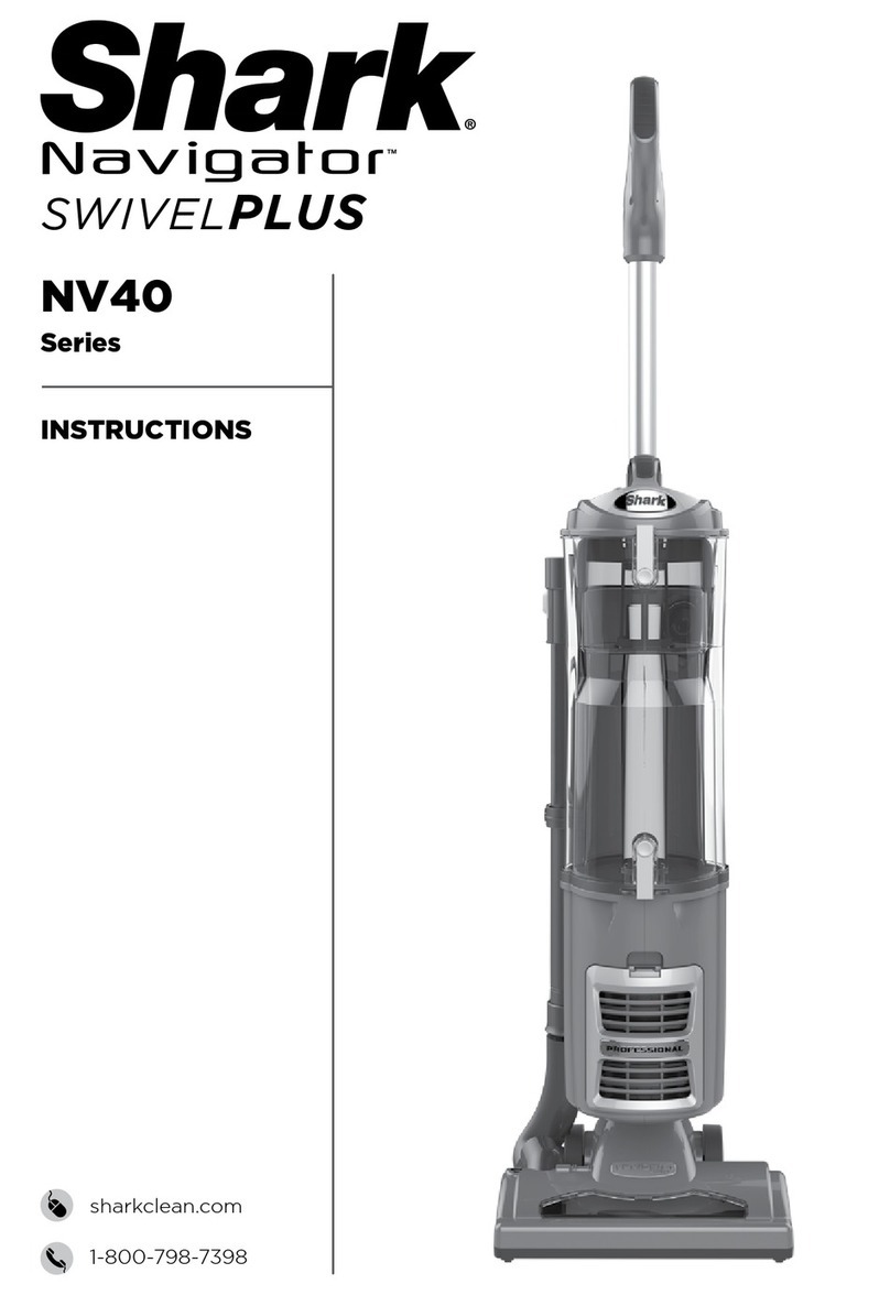 Shark Navigator SWIVEL PLUS NV40 Series User manual