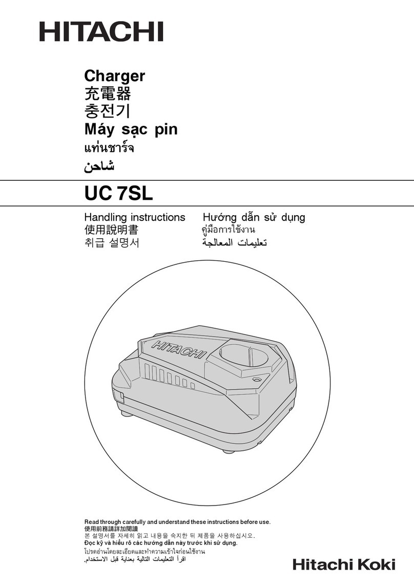 Hitachi UC 7SL User manual